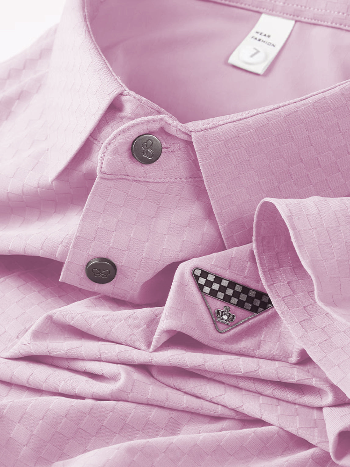 Regal Grid Textured Polo T-Shirt