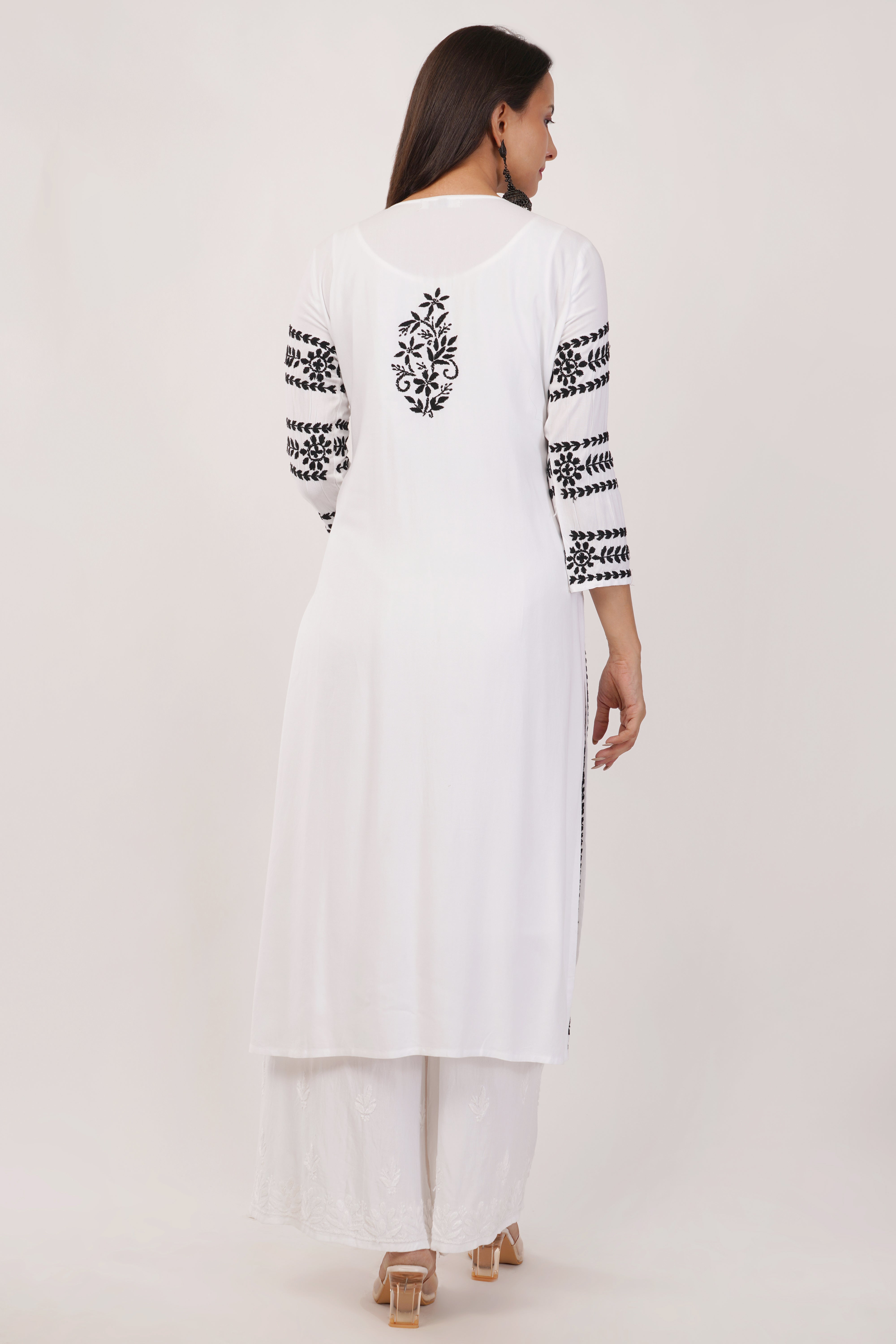 White Classic Muslin Kurta