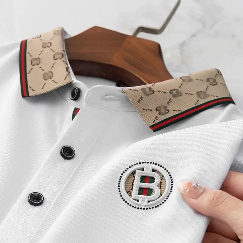 Elegant Minimalist Mark Polo T-Shirt
