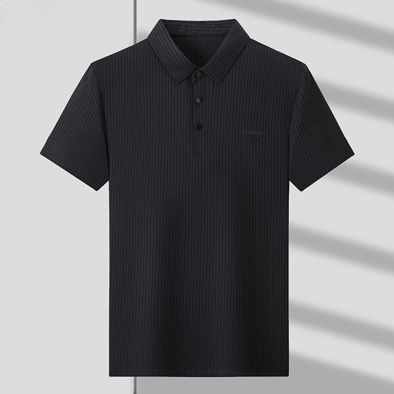 Men’s Designer Polo T-Shirt with Minimalist Embroidered Logo
