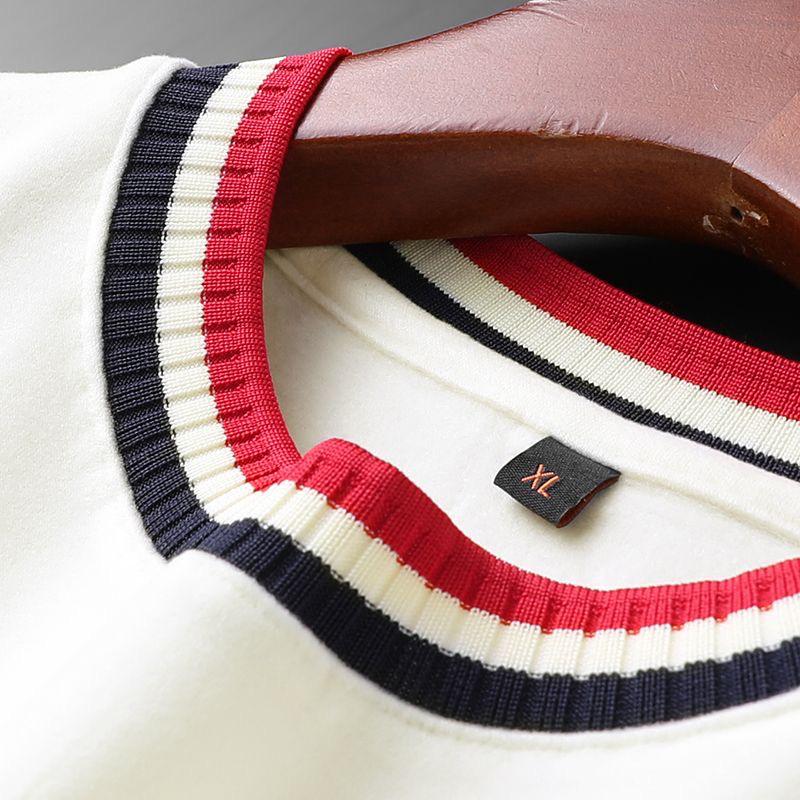 Sophisticated  Long Sleeve T-Shirt with Designer Collar