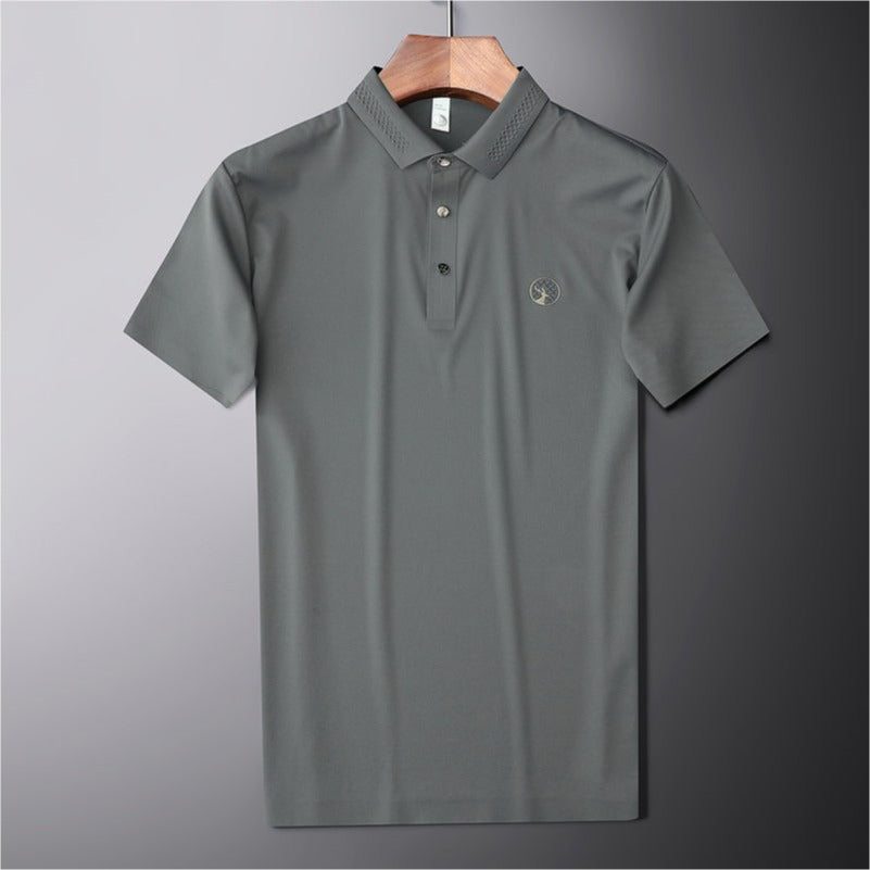 Men’s Classic  Short Sleeve and  Elegant Collar Polo T-Shirt