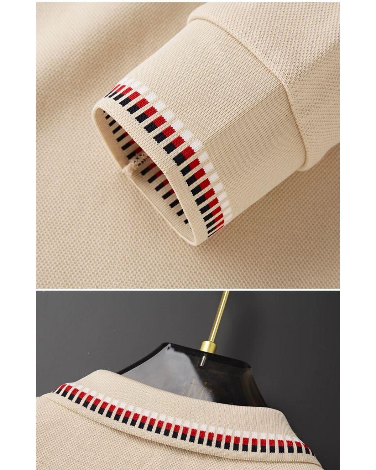 Men’s Stylish polo t-shirt   with Contrast Collar Detailing