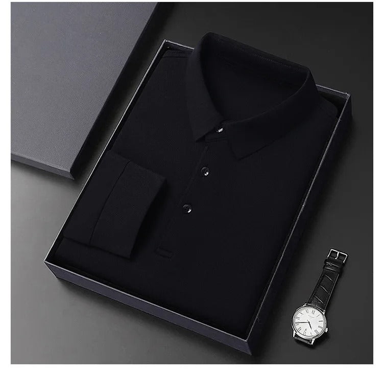 Polo Textured long-sleeved T-shirt