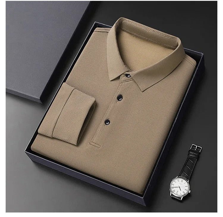 Polo Textured long-sleeved T-shirt