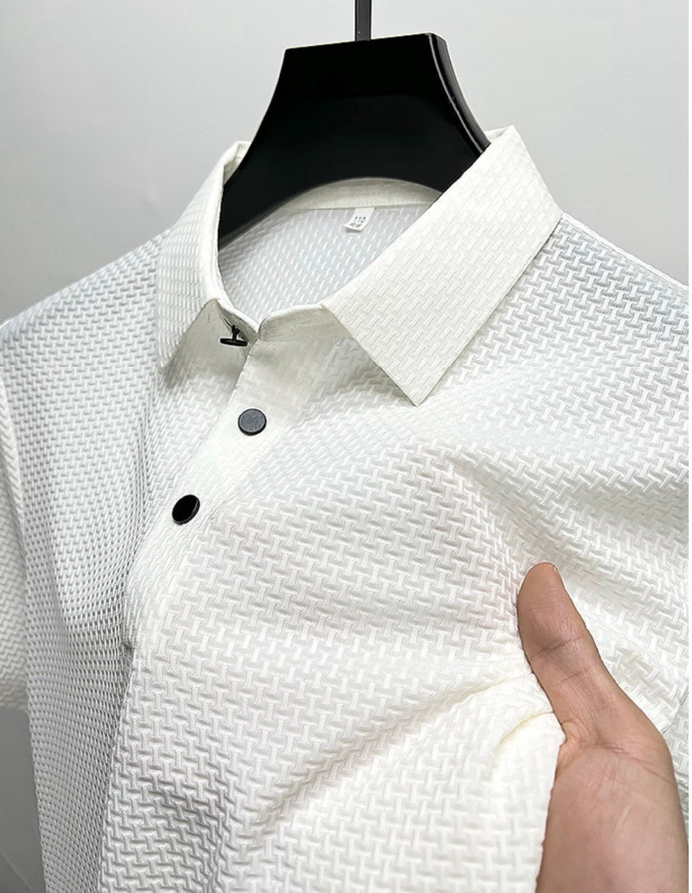 Imported Silk Textured T-Shirt For Men