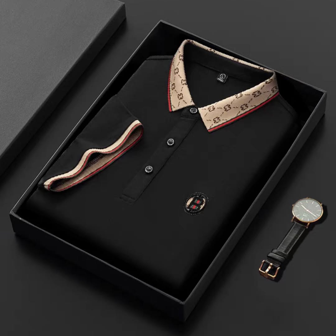 Elegant Minimalist Mark Polo T-Shirt