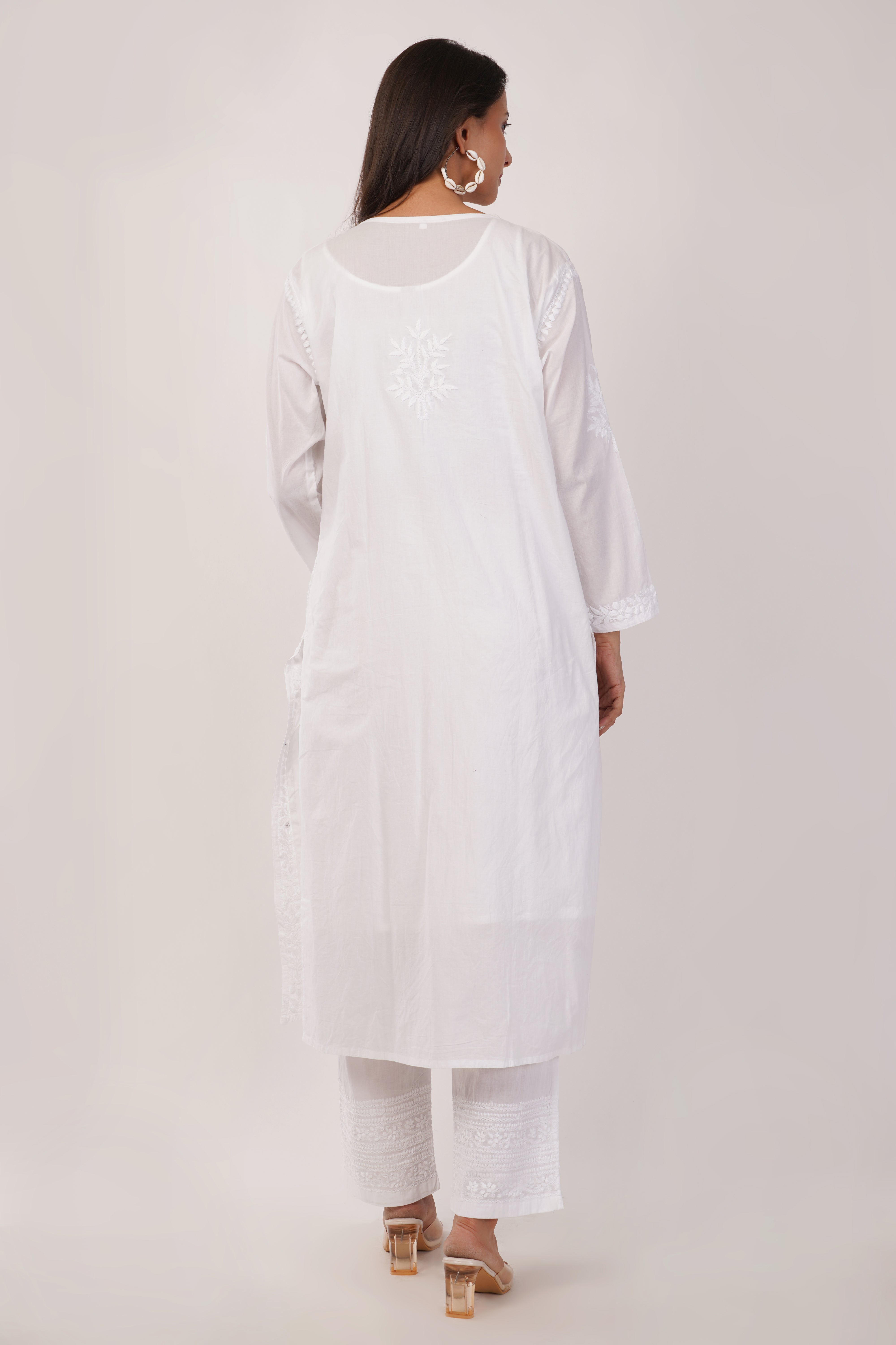 White Soft Cotton Kurta