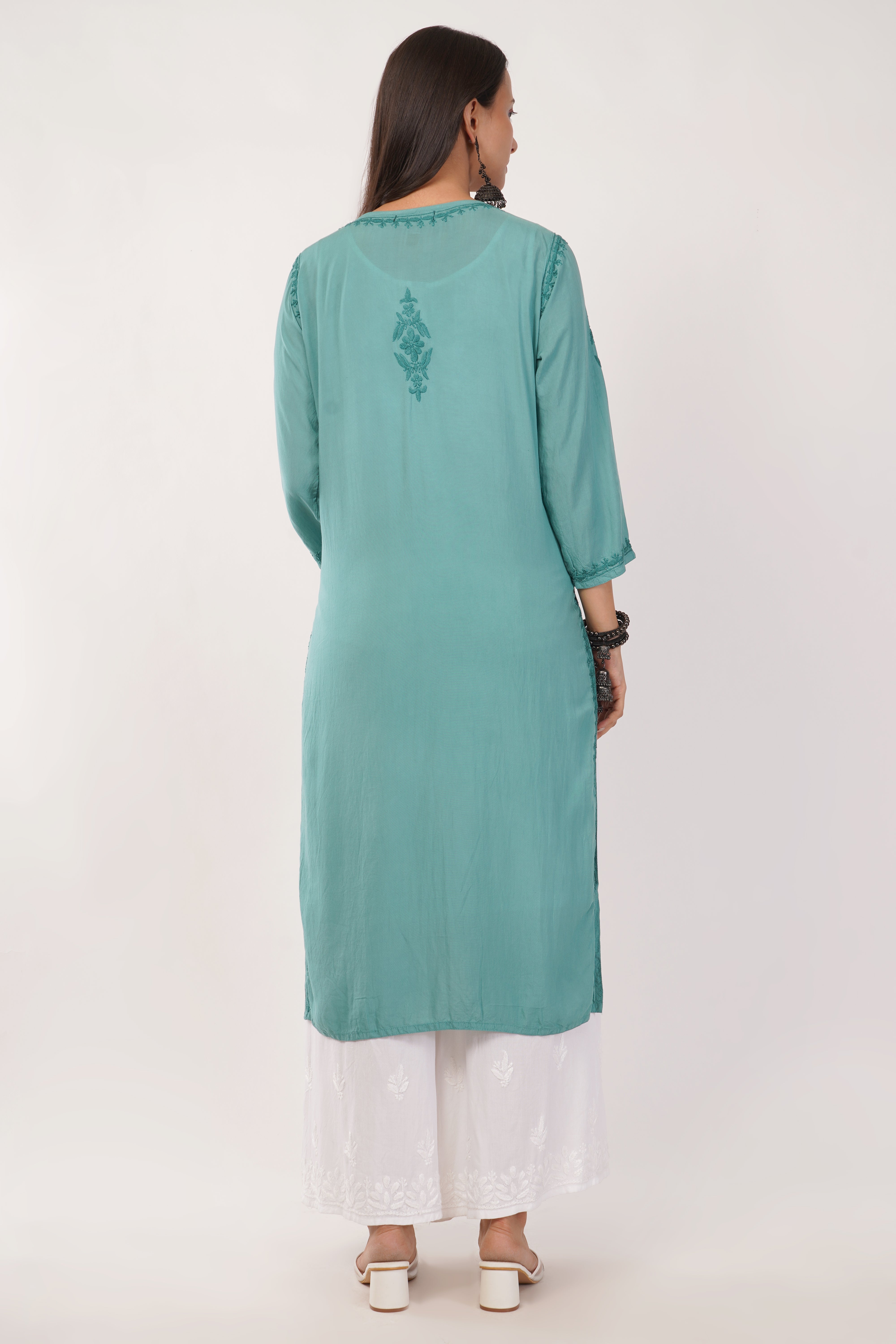 Sage Serenity Mulmul Kurta