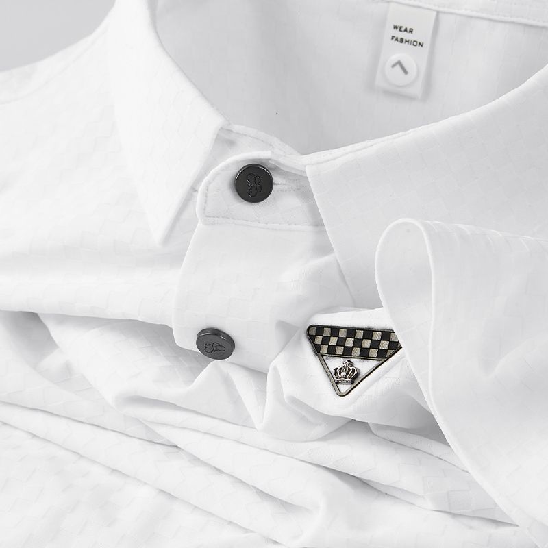 Regal Grid Textured Polo T-Shirt