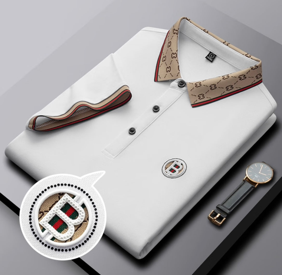 Minimalist Mark Polo T-Shirt
