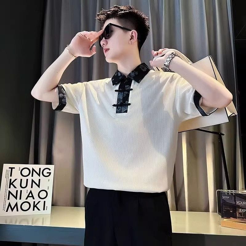 Dual-Tone Heritage Polo T-Shirt