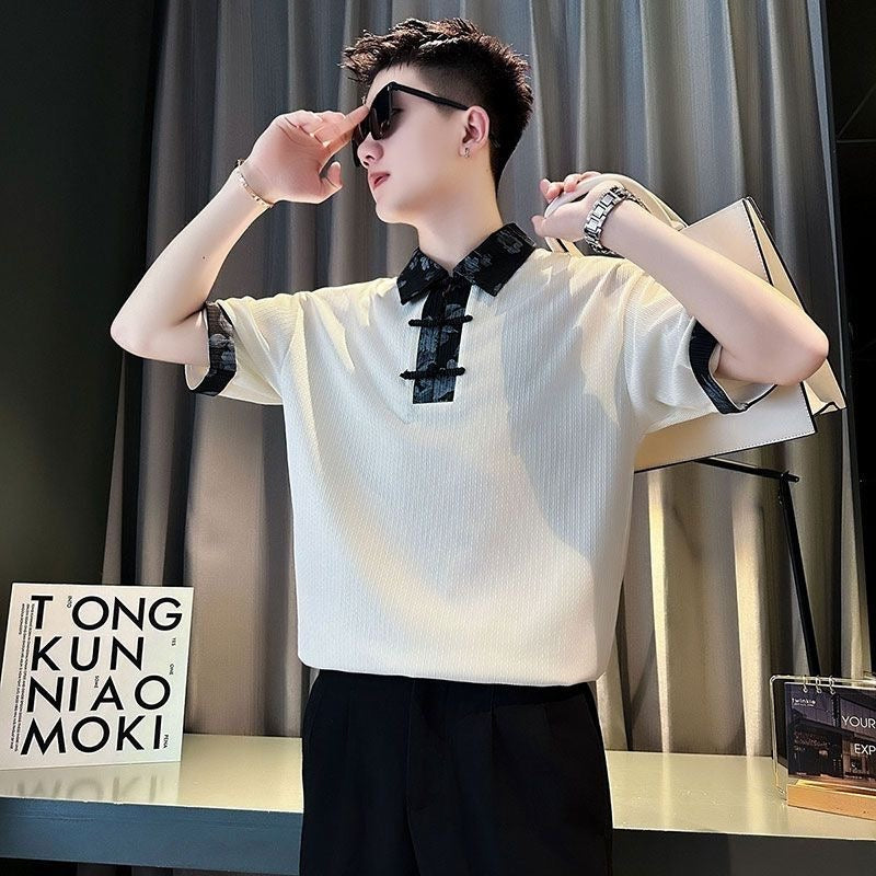 Dual-Tone Heritage Polo T-Shirt