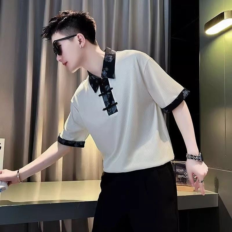 Dual-Tone Heritage Polo T-Shirt