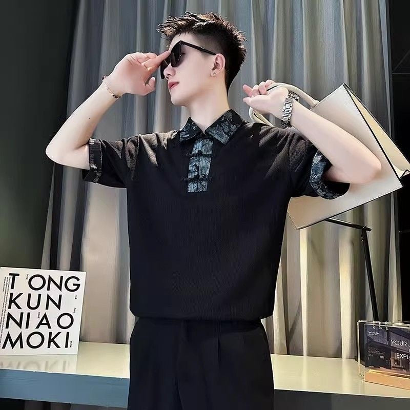 Dual-Tone Heritage Polo T-Shirt