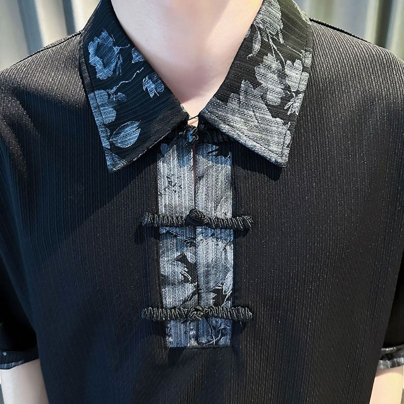 Dual-Tone Heritage Polo T-Shirt