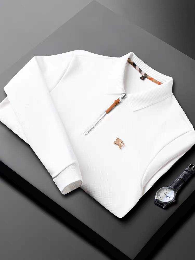 Eminence Zip Crest Polo