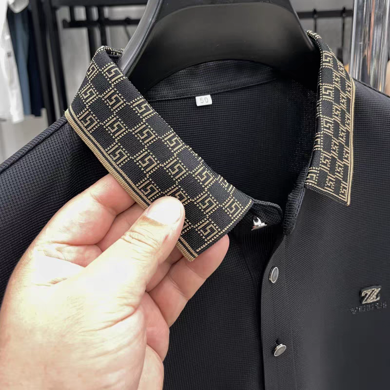 Exquiso Dynamic Wave Polo T-Shirt