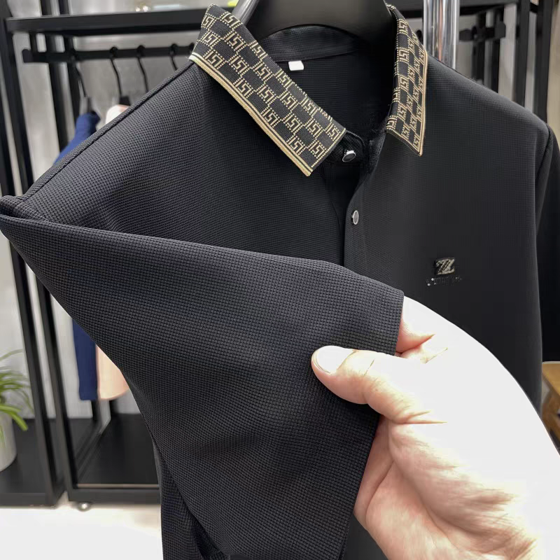 Exquiso Dynamic Wave Polo T-Shirt