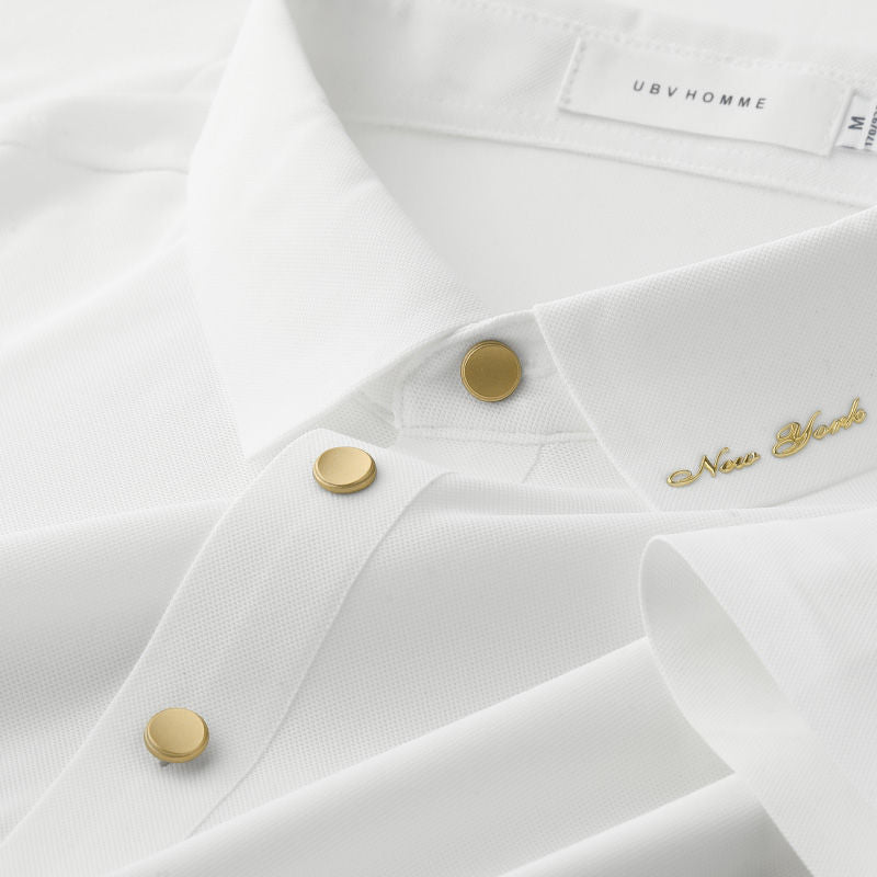 Men's Contemporary Short Sleeve Polo T-shirt