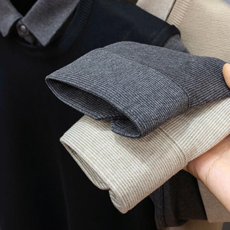 Premium Casual Knitted Sweater with Polo Collar