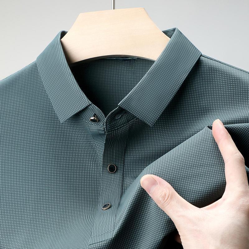 Stylish Men's Polo T-Shirt with Button Placket