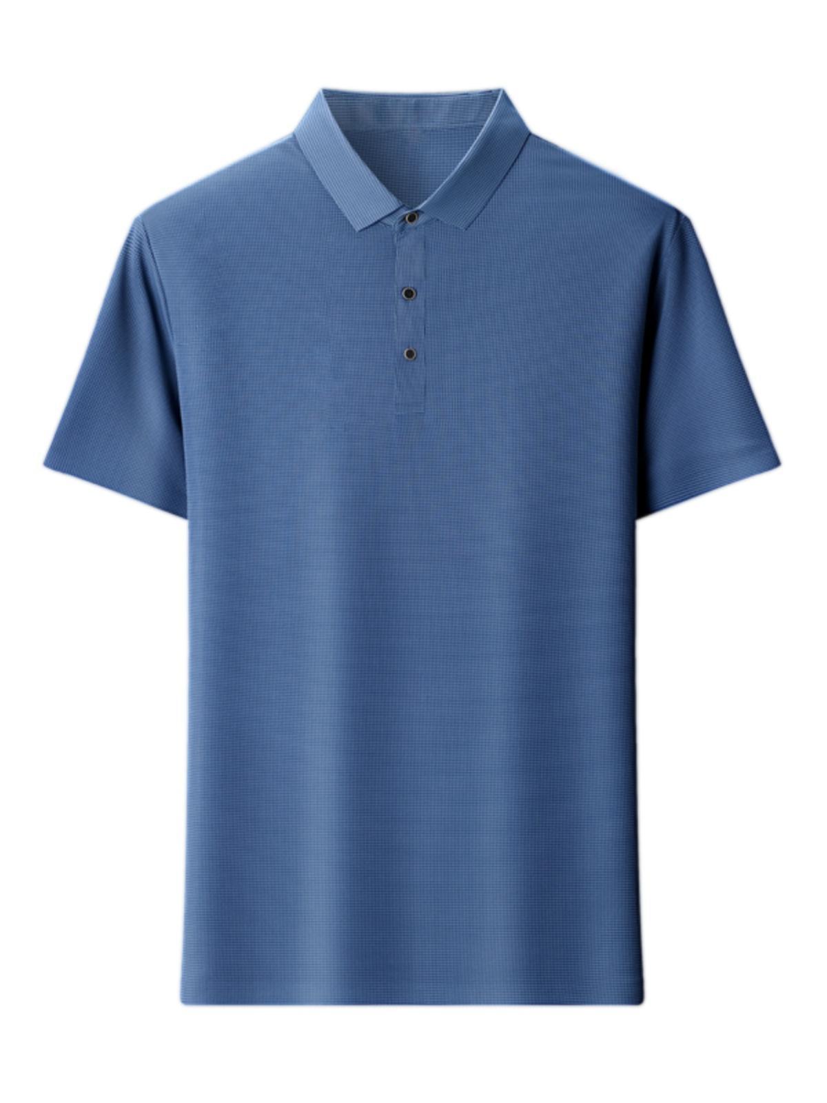 Stylish Men's Polo T-Shirt with Button Placket