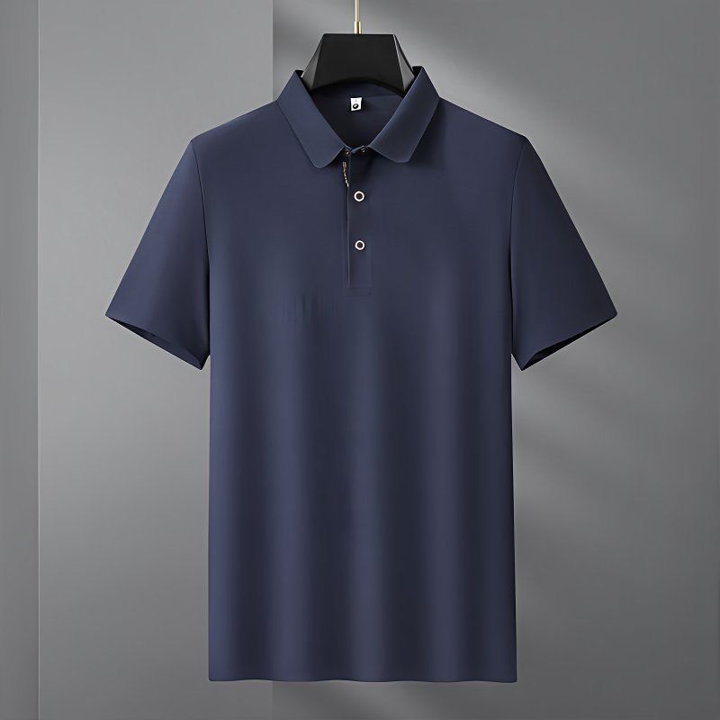 Premium Snap-Button Polo Shirt – Elegant & Functional Design