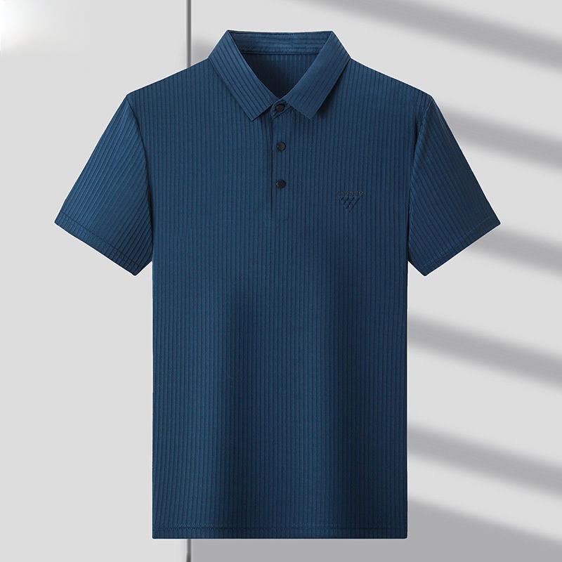 Men’s Designer Polo T-Shirt with Minimalist Embroidered Logo
