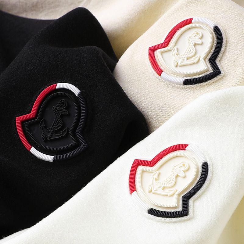 Sophisticated  Long Sleeve T-Shirt with Designer Collar