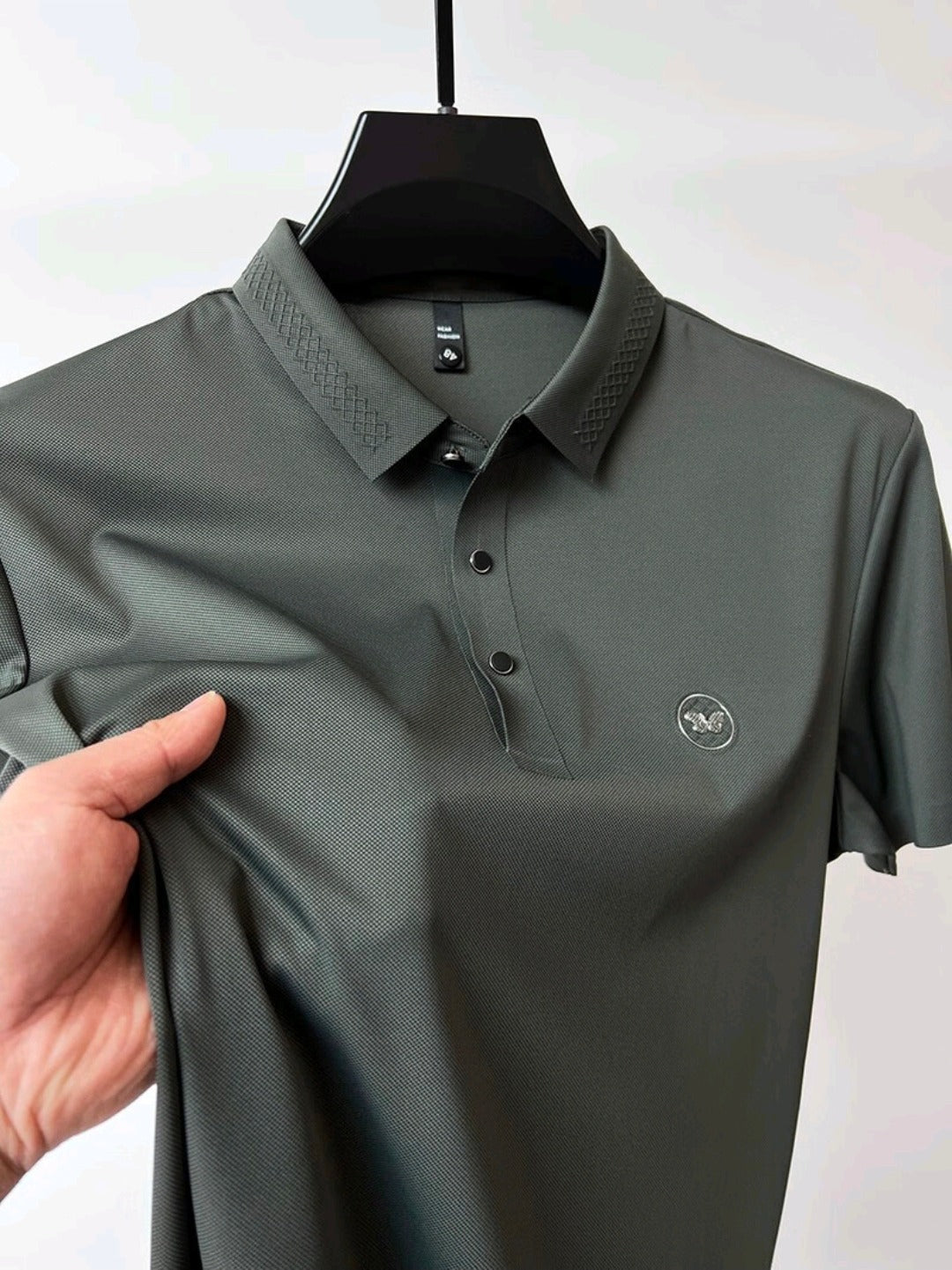 Designer Polo T-Shirt With  Embroidered Emblem & Premium Material