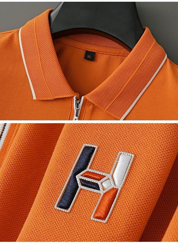 Retro Vibe Zip Polo with Pop Logo