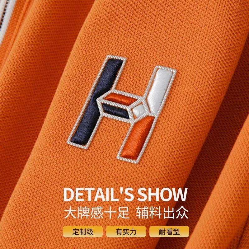 Retro Vibe Zip Polo with Pop Logo