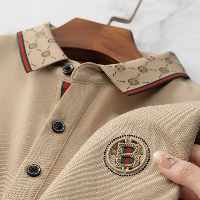 Elegant Minimalist Mark Polo T-Shirt