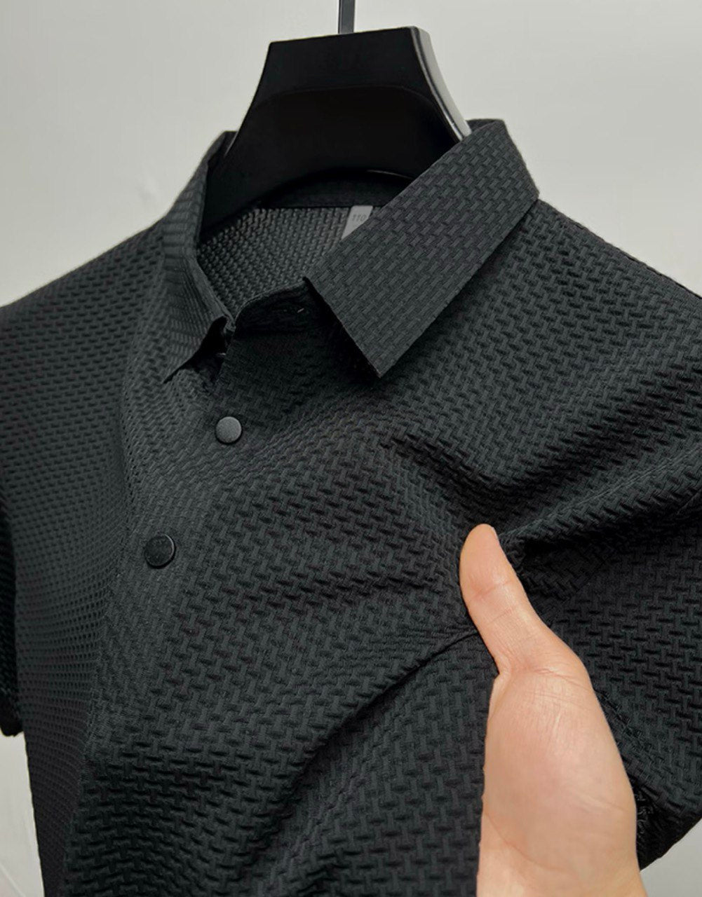 Imported Silk Textured T-Shirt For Men